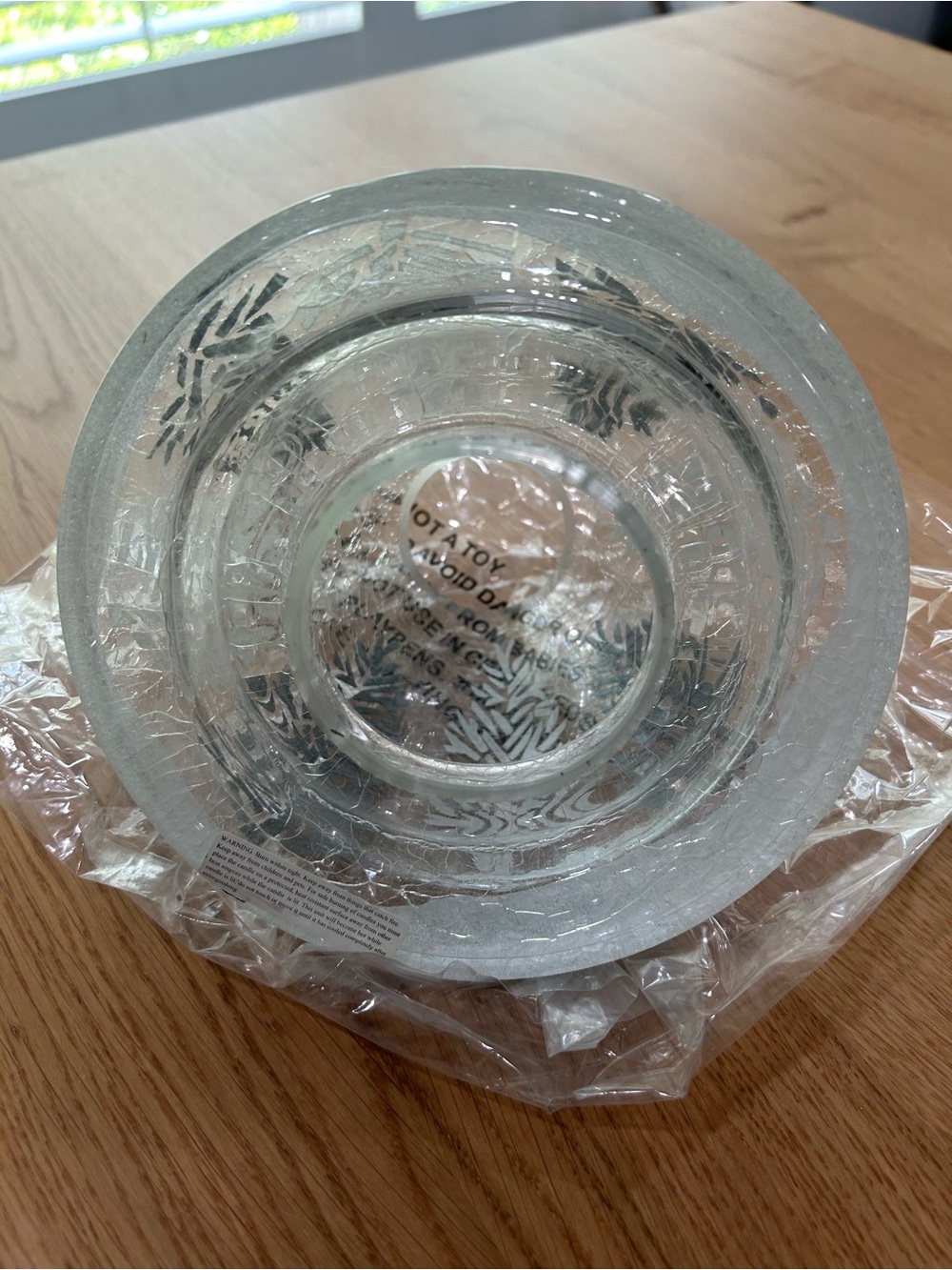 Yankee Candle Glass Topper fits large candle - Picture 5 of 6